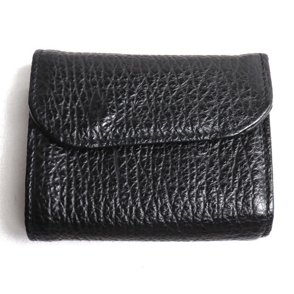 Other Diosbras Black Leather Trifold Wallet Leather Short Wallet
